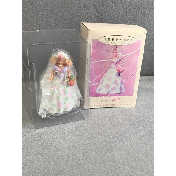 Hallmark 1995 Easter Keepsake Ornament Springtime Barbie New In Box Collector's - Picture 7 of 10
